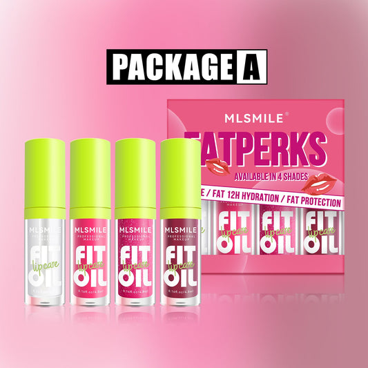 JMT-054538 Lip Gloss and Lipstick Set - 4 Hydrating Shades for High-Shine Finish, Lightweight & Non-Sticky Formula, Perfect for Daily Wear and Gifts