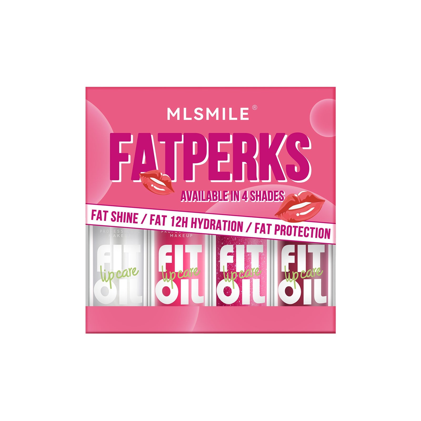 JMT-054538 Lip Gloss and Lipstick Set - 4 Hydrating Shades for High-Shine Finish, Lightweight & Non-Sticky Formula, Perfect for Daily Wear and Gifts