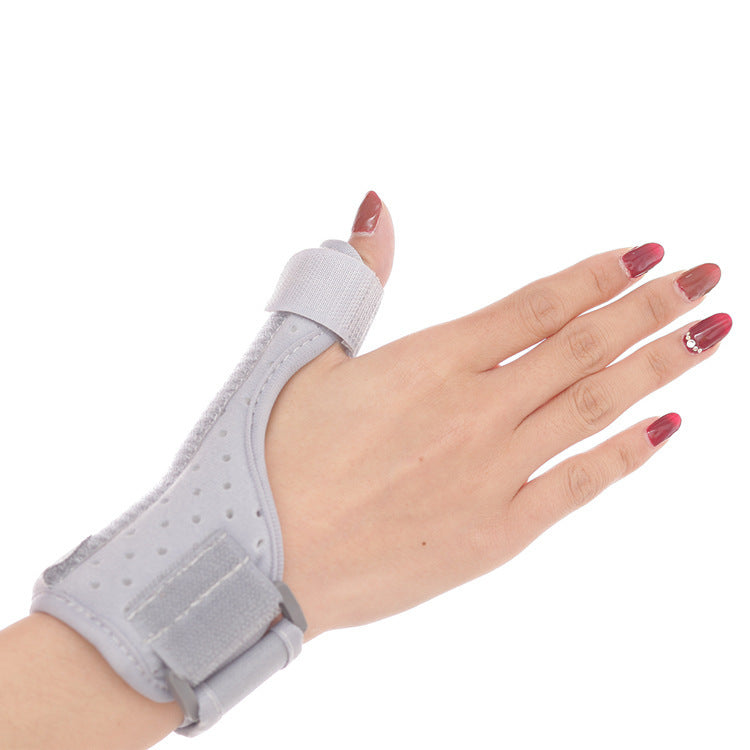 JMT-054666 Finger Fixation Belt for Thumb and Wrist Injury Protection, One Size Grey Finger Cot