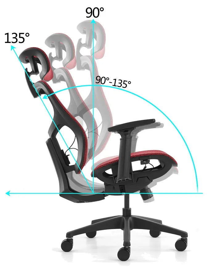 JMT-054858 Ergonomic Gaming Chair with Massage Function and Swivel Base - Mid Back PU Leather Design