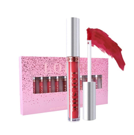 JMT-055690 10 Color Matte Non-Stick Cup Lip Glaze Set - Waterproof, Long-Lasting Lipstick Collection