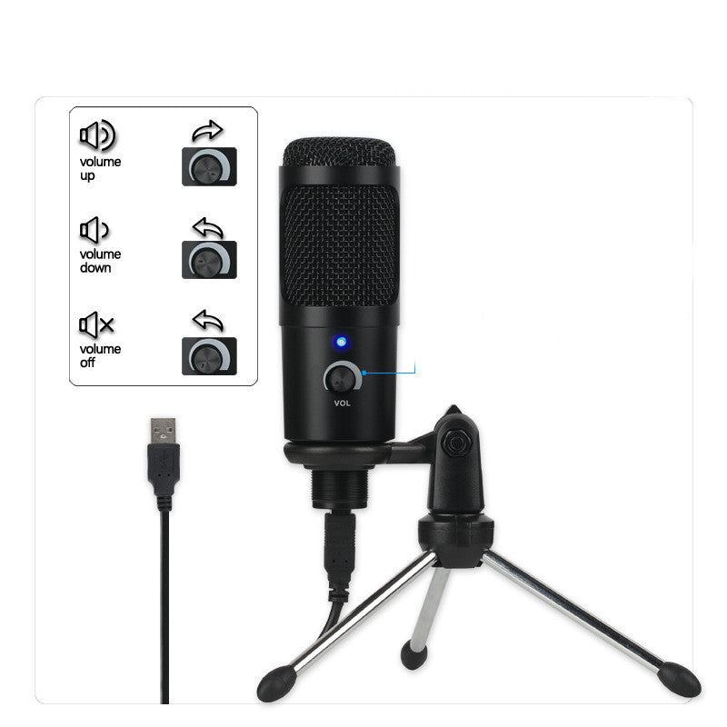 JMT-055754 Condenser Microphone for Computer and Live Recording - Super-Cardioid, Wireless, 7.1 Channel, 135mm Dimension
