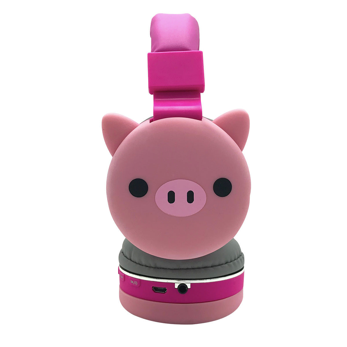 JMT-056394 Cartoon-Inspired On-Ear Wireless Sports Headphones for Running with Bluetooth 5.0, NFC, and Call Functionality