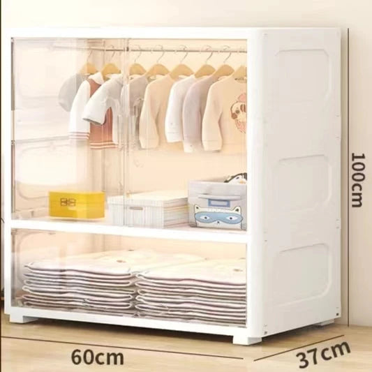 JMT-056522 Kids Storage Cabinet for Toys - Durable PP Furniture Unit for Organising Baby Essentials
