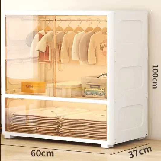 JMT-056522 Kids Storage Cabinet for Toys - Durable PP Furniture Unit for Organising Baby Essentials