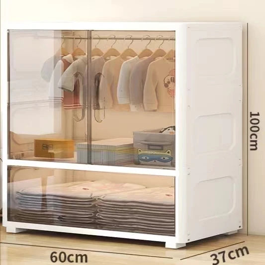 JMT-056522 Kids Storage Cabinet for Toys - Durable PP Furniture Unit for Organising Baby Essentials