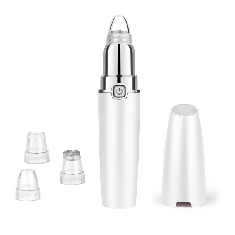 JMT-056714 Electric Blackhead Remover with Vacuum Suction and 4 Interchangeable Nozzles for Deep Pore Cleaning