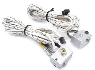JMT-056906 High Temperature Heating Tube Kit for 3D Printers - Compatible with E3DV6, 12V/24V, 50W, NTC100K