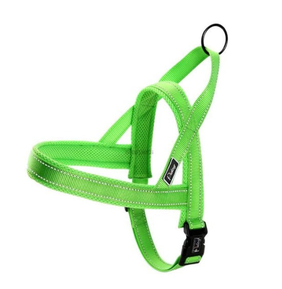 JMT-056906 Quick Fit Dog Chest Strap - Durable Nylon Material for Comfortable Walks - Ideal Fit for XXS to L Sizes