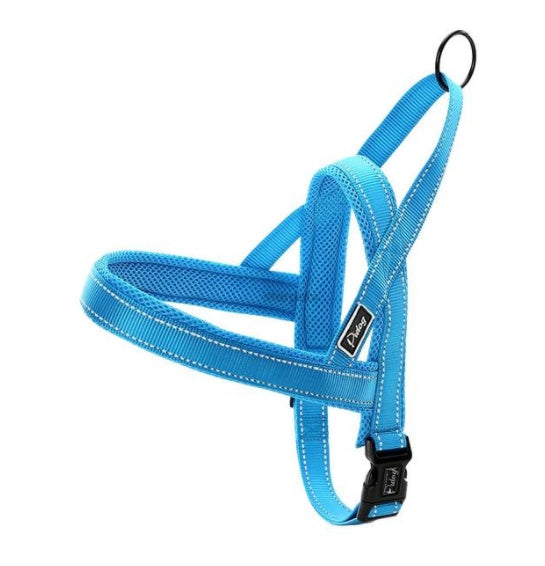 JMT-056906 Quick Fit Dog Chest Strap - Durable Nylon Material for Comfortable Walks - Ideal Fit for XXS to L Sizes