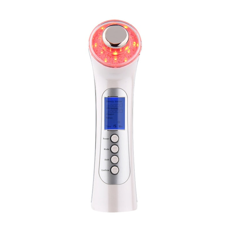 JMT-056970 5-in-1 Rechargeable Ultrasonic Skin Rejuvenation Device for Facial Massage and Treatment
