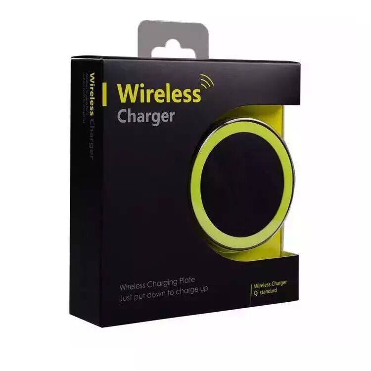 JMT-057418 Compact Qi Wireless Charger Base for Mobile Phones - 5W, ABS Shell, 69*69*9mm