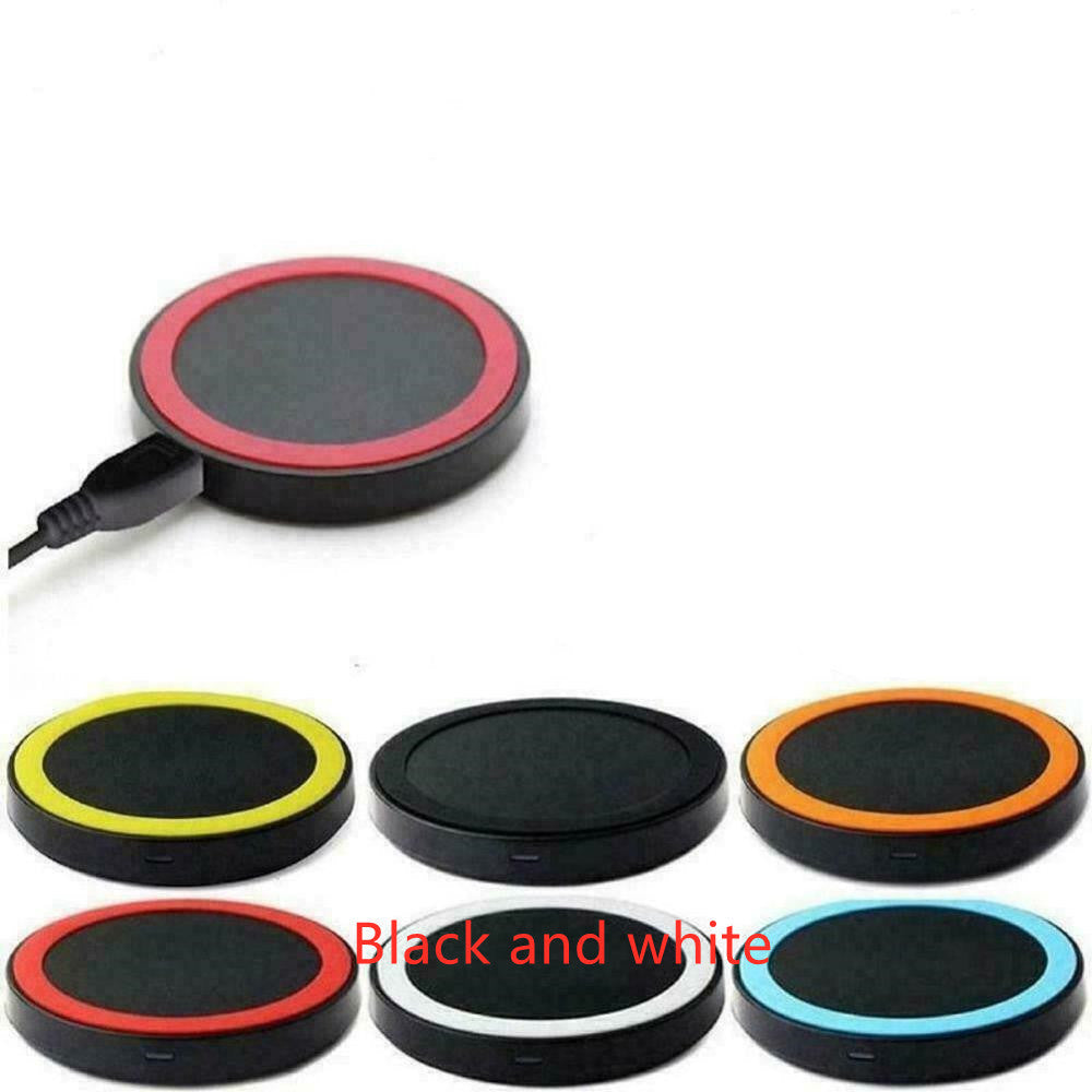 JMT-057418 Compact Qi Wireless Charger Base for Mobile Phones - 5W, ABS Shell, 69*69*9mm