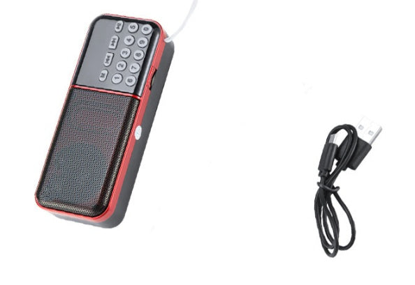 JMT-057546 Compact Portable FM/AM Radio with Plastic Housing - 120x32x47mm Size