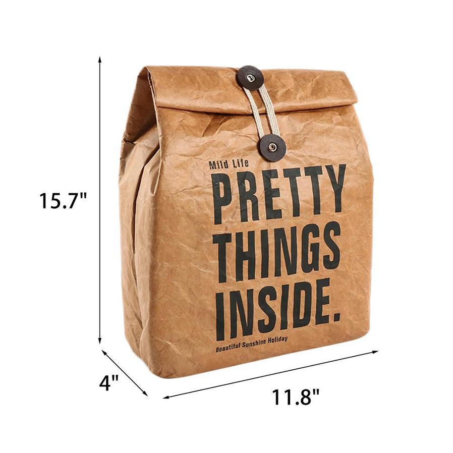 JMT-057610 Thermal Insulation Kraft Paper Picnic Bread Bags for Freshness and Durability