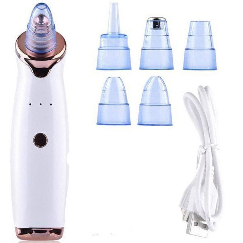 JMT-057866 Electric Blackhead Remover with 5 Suction Heads, Acne Treatment & Skin Rejuvenation Device