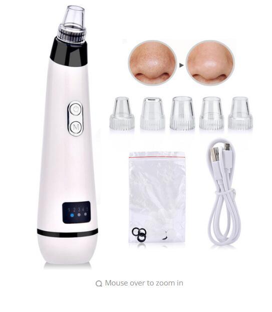 JMT-057866 Electric Blackhead Remover with 5 Suction Heads, Acne Treatment & Skin Rejuvenation Device