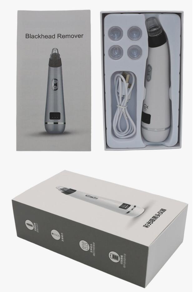 JMT-057866 Electric Blackhead Remover with 5 Suction Heads, Acne Treatment & Skin Rejuvenation Device