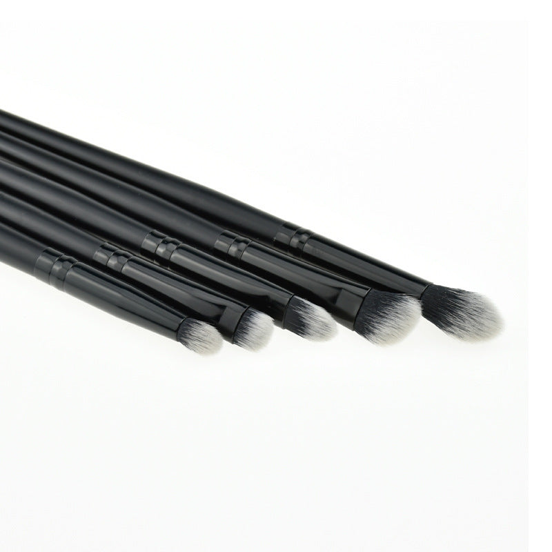 JMT-057994 Small 5-Piece Eye Makeup Brush Set for Eyeshadow, Contouring, and Concealing