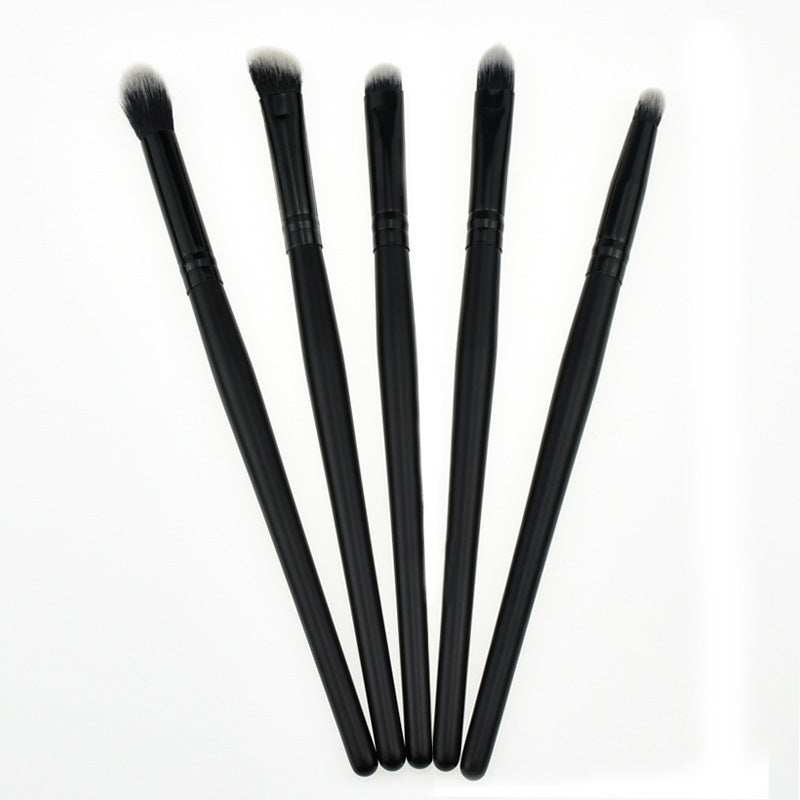 JMT-057994 Small 5-Piece Eye Makeup Brush Set for Eyeshadow, Contouring, and Concealing