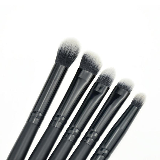 JMT-057994 Small 5-Piece Eye Makeup Brush Set for Eyeshadow, Contouring, and Concealing
