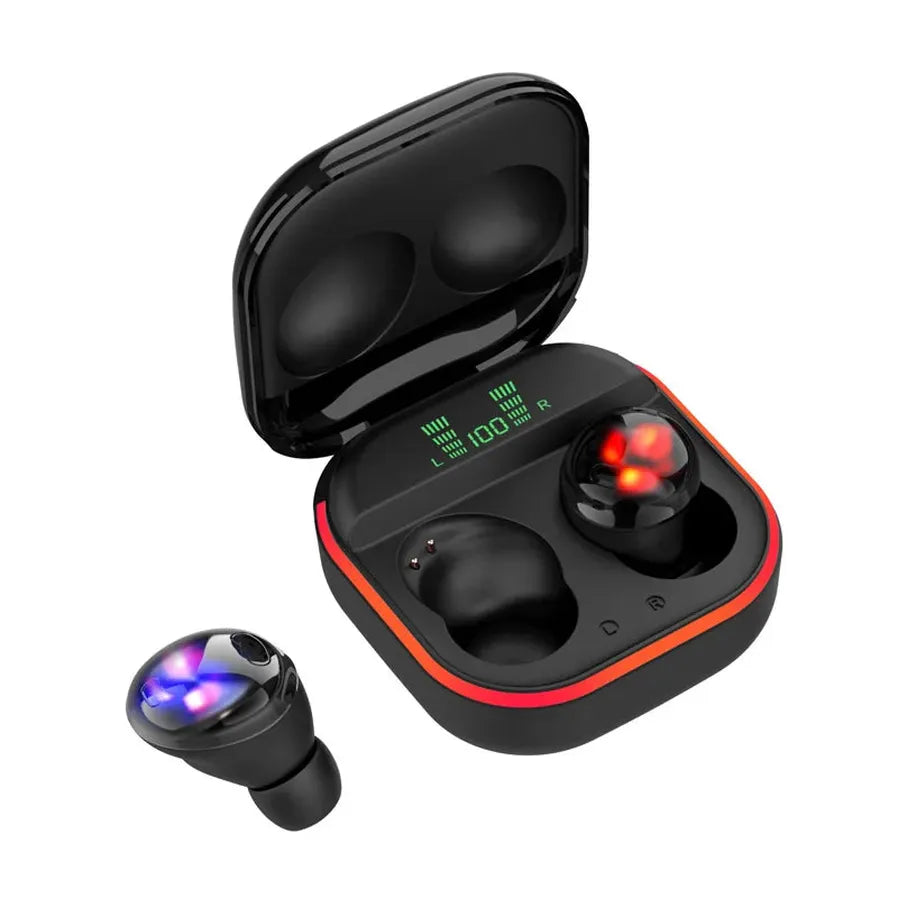 JMT-058058 S190 TWS Wireless Earbuds with Digital Display, Touch Control and Noise Cancelling Technology