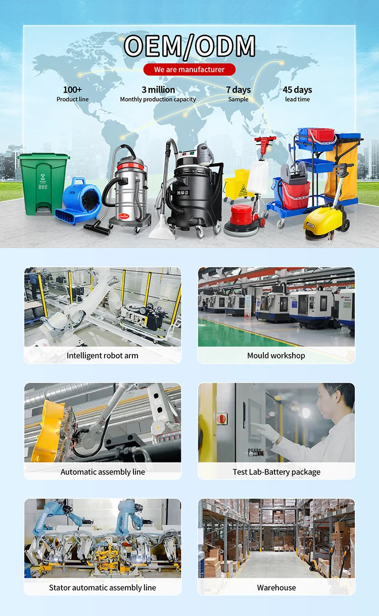 JMT-058506 3HP 175rpm Single Brush Walk-Behind Floor Washing Machine for Commercial Use