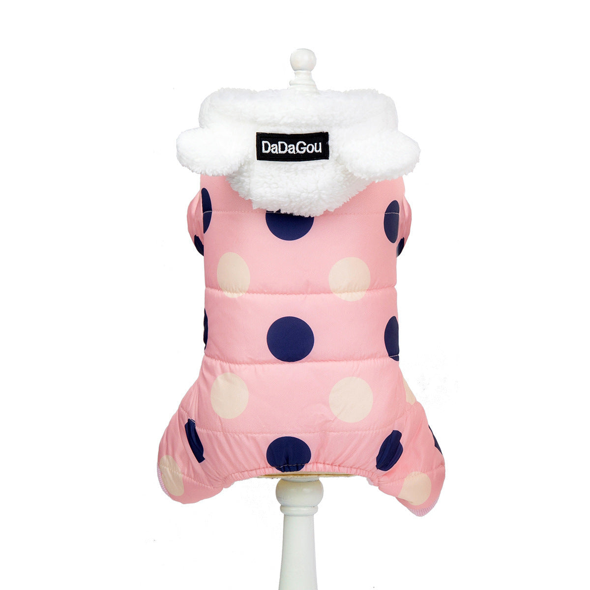 JMT-058506 Cotton Casual Coat with Big Polka Dots for All Genders