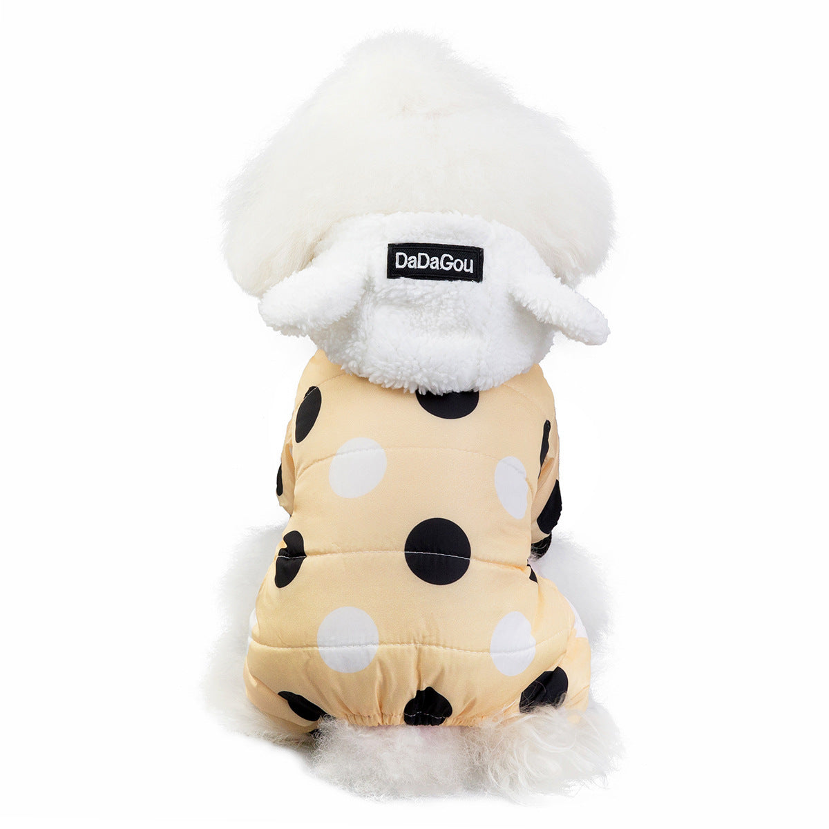 JMT-058506 Cotton Casual Coat with Big Polka Dots for All Genders