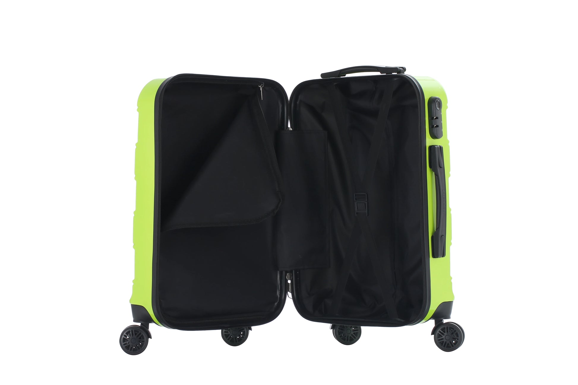 JMT-058762 3-Piece Expandable Luggage Set with Spinner Wheels - Lightweight PC Suitcase- XHP148