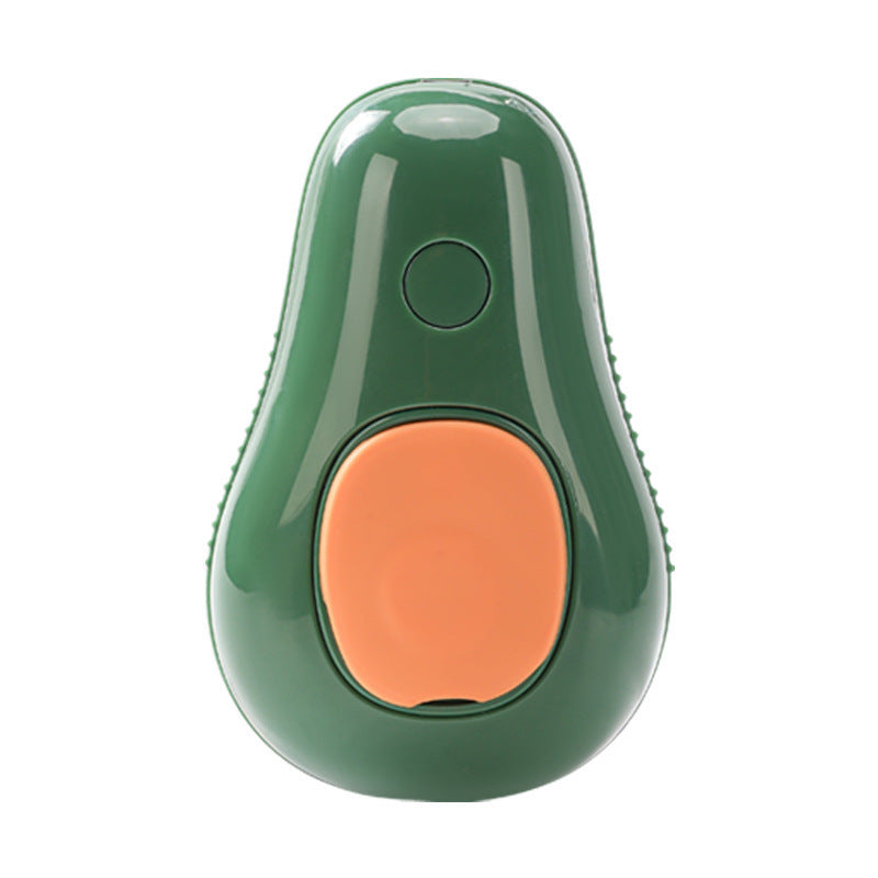 JMT-058954 Electric Self-Cleaning Avocado-Shaped Grooming Brush with Steam for Cats and Dogs