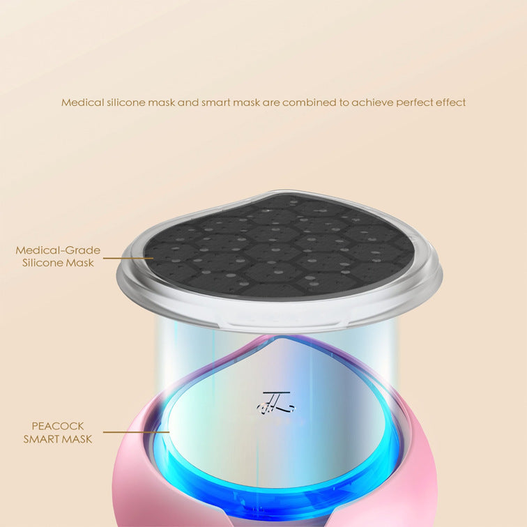 JMT-059018 IPL Skin Rejuvenation Device in Rose Red, Cherry Powder, and Mint Green for Home Use