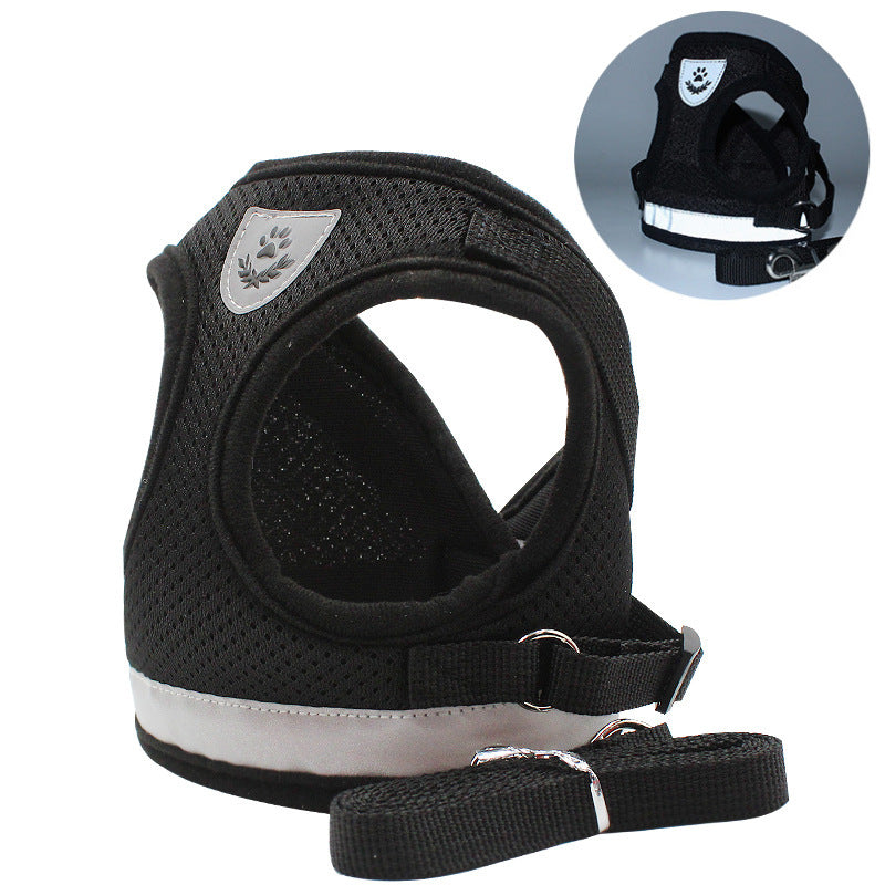 JMT-059210 Reflective and Breathable Polyester Pet Chest Strap for Comfortable Outdoor Adventures