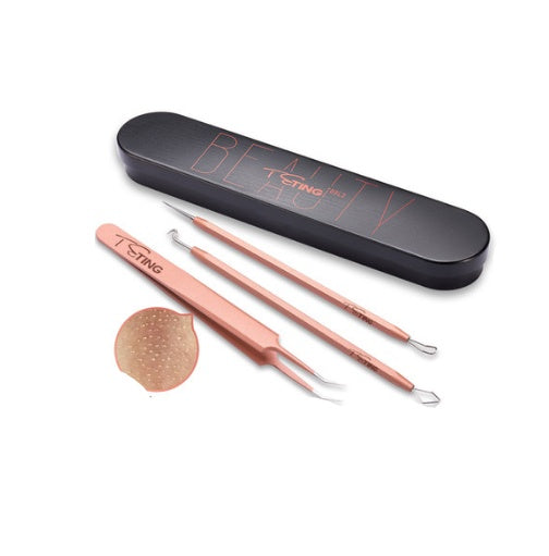 JMT-059274 Precision Acne Removal Tool Kit with Blackhead Extractor and Squeezing Needle
