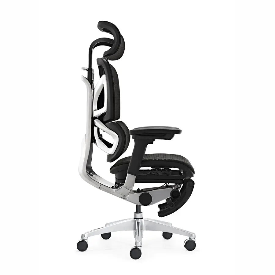 JMT-059786 Ergonomic Adjustable High Back Mesh Office Chair with Footrest and Lumbar Support
