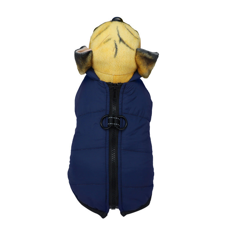JMT-059786 Waterproof and Warm Thickened Jacket for Dogs - Cotton Outer Layer, Available in Multiple Colors and Sizes