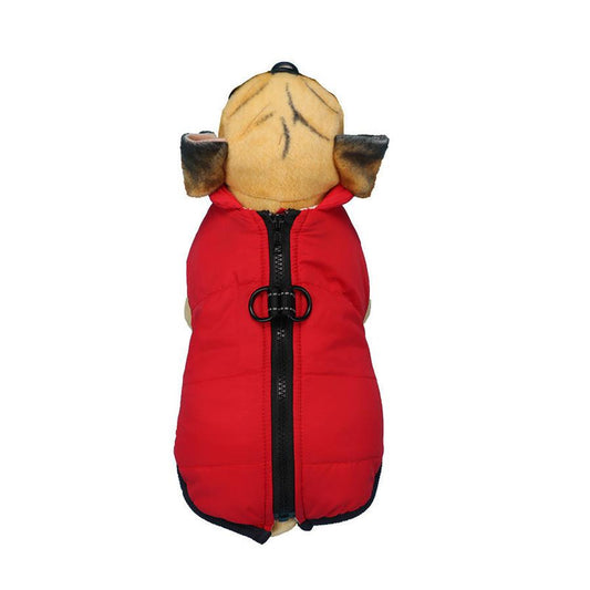 JMT-059786 Waterproof and Warm Thickened Jacket for Dogs - Cotton Outer Layer, Available in Multiple Colors and Sizes