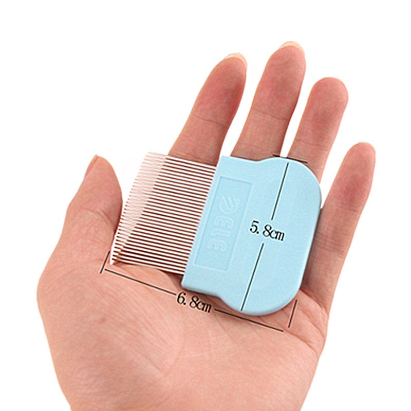 JMT-060106 Pet Dog Comb for Flea Removal and Fluffy Hair Care – Needle and Row Design for Gentle Knot Detangling