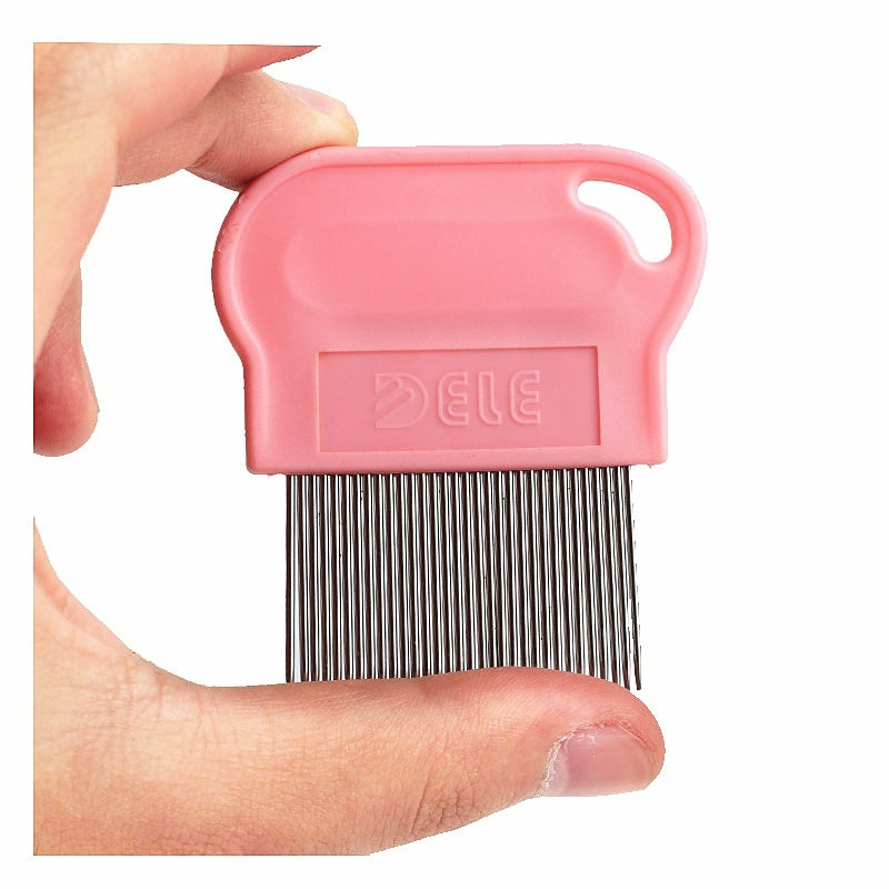 JMT-060106 Pet Dog Comb for Flea Removal and Fluffy Hair Care – Needle and Row Design for Gentle Knot Detangling