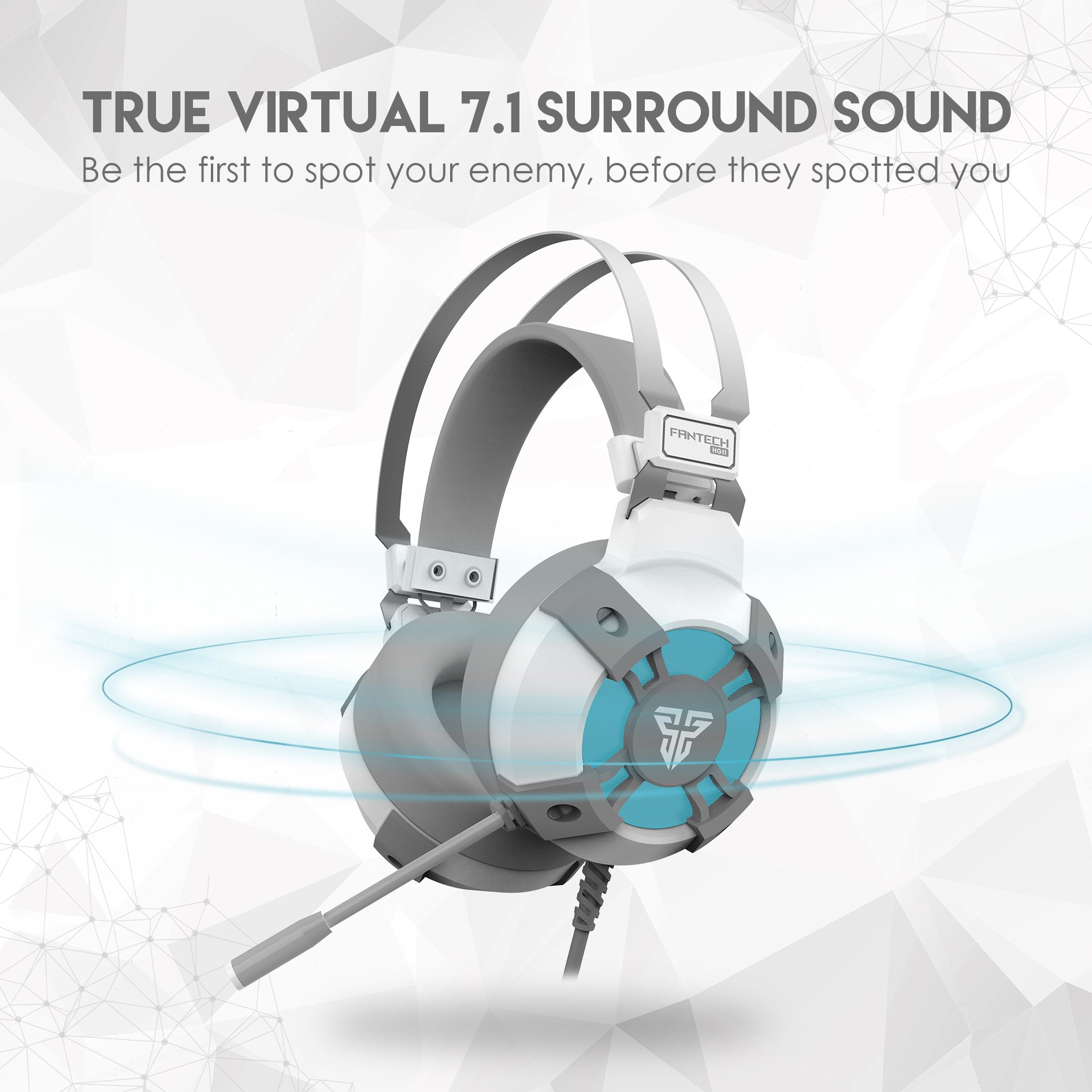 JMT-060170 Professional Gaming Headset with RGB Lights and True 7.1 Surround Sound