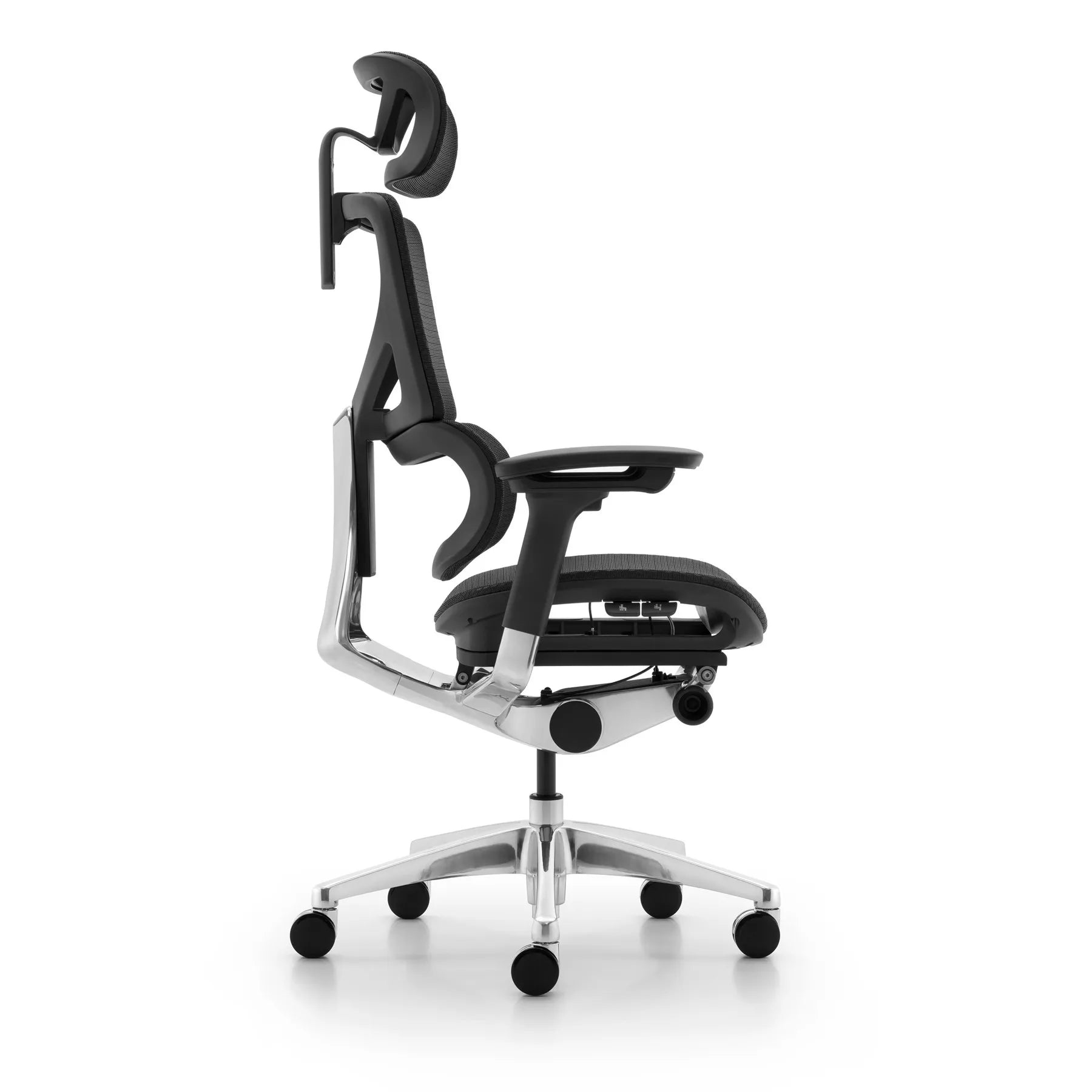 JMT-060618 Adjustable Ergonomic High Back Executive Office Chair in Black Mesh with Modern Design