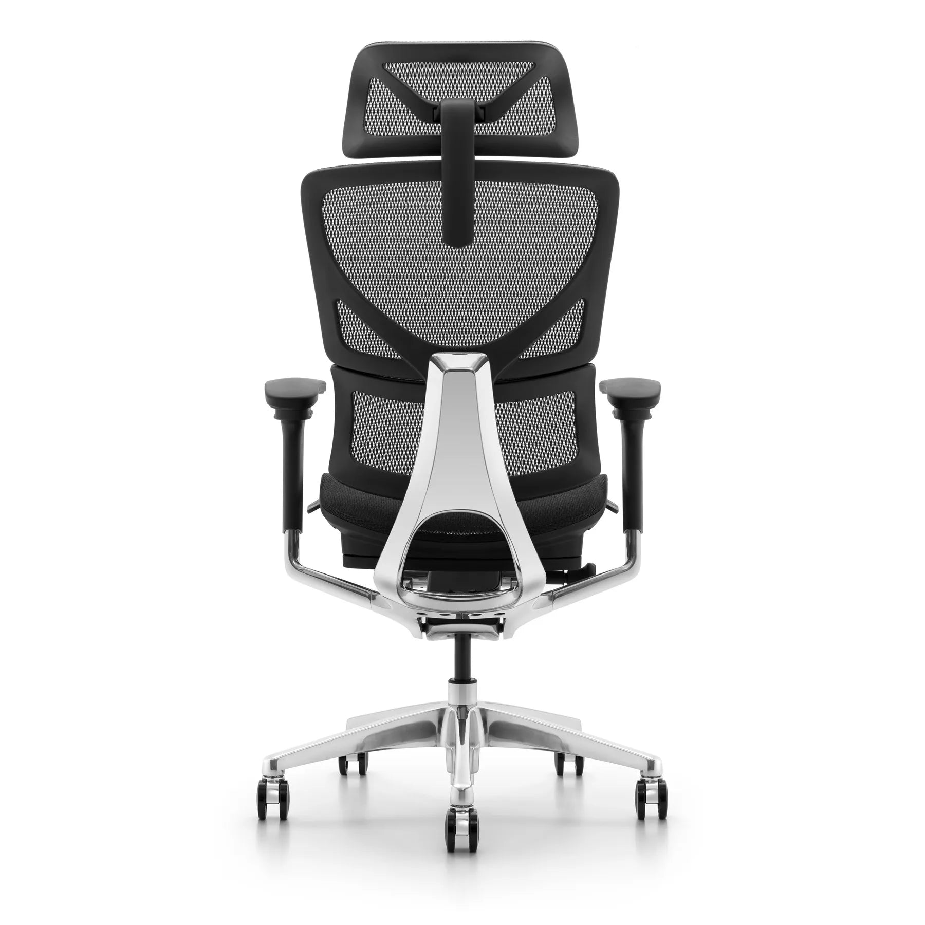 JMT-060618 Adjustable Ergonomic High Back Executive Office Chair in Black Mesh with Modern Design
