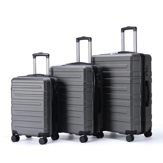 JMT-060746 Luggage Set with TSA Lock and Spinner Wheels – Durable ABS and PC Travel Suitcases for Easy Carry-On