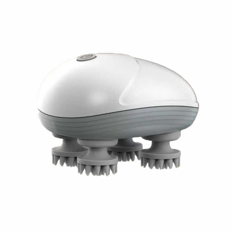 JMT-061002 Electric Pet Massager for Cats and Dogs | Deep Tissue Tension Relief Tool with 4 Rotating Heads & Rechargeable Design