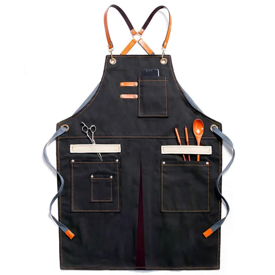 JMT-061066 Stylish Eco-Friendly Cowboy Apron for Hairdressers, Baristas, and Florists