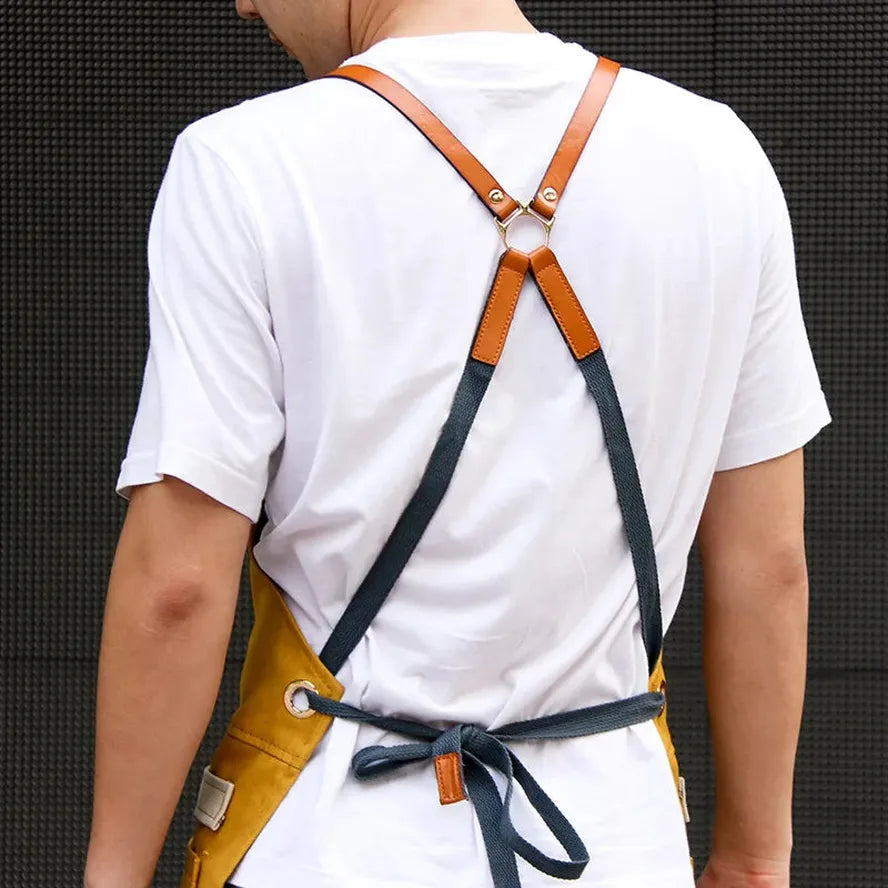 JMT-061066 Stylish Eco-Friendly Cowboy Apron for Hairdressers, Baristas, and Florists