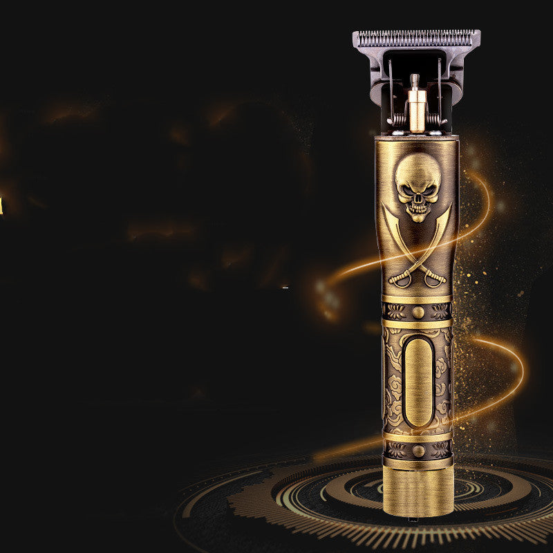 JMT-061322 Skull Head Rechargeable Hair Clipper with USB Charging