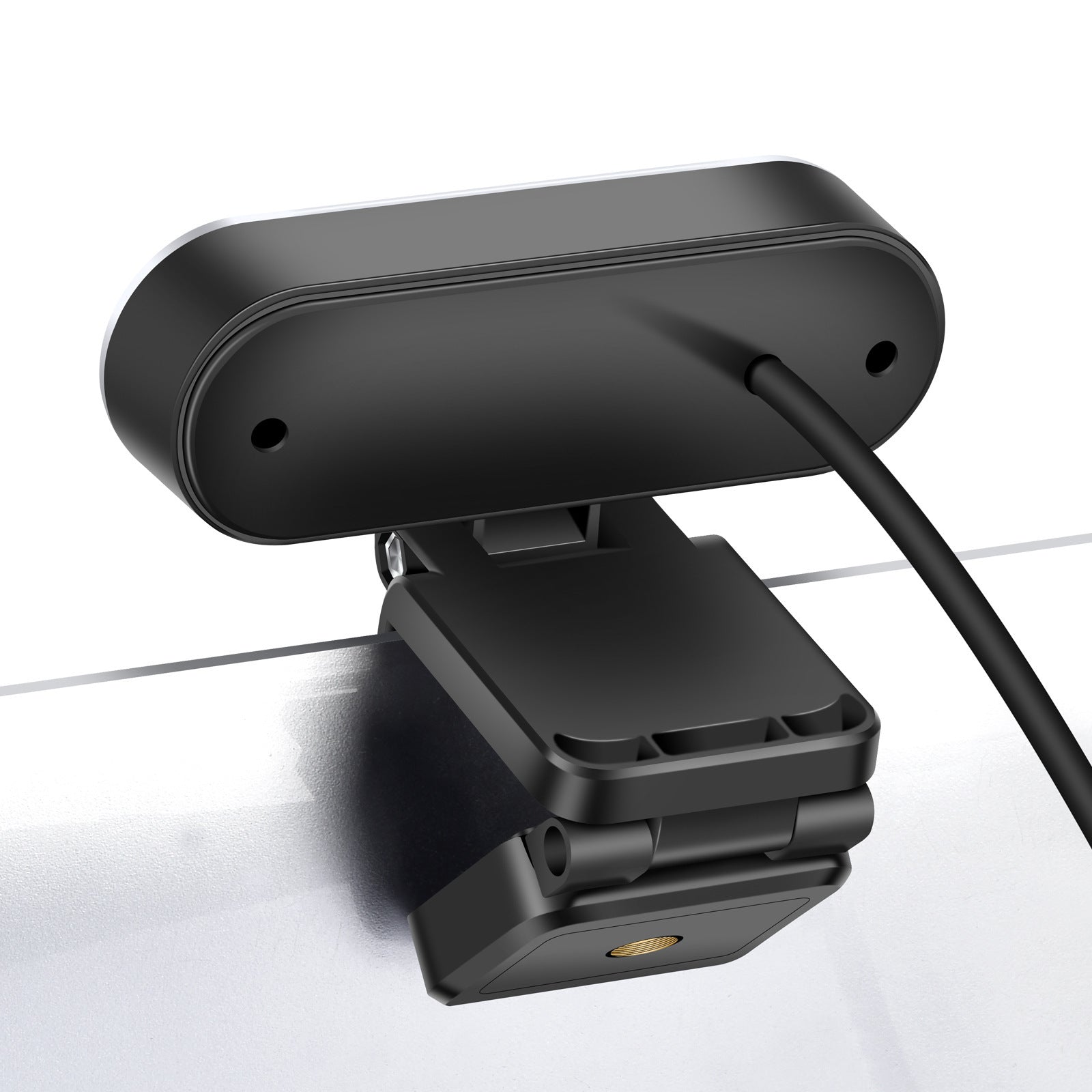 JMT-061706 1080P USB Camera with LED Supplement Light and Omnidirectional Microphone for Online Classes and Live Streaming