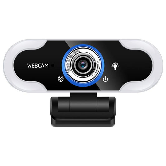JMT-061706 1080P USB Camera with LED Supplement Light and Omnidirectional Microphone for Online Classes and Live Streaming