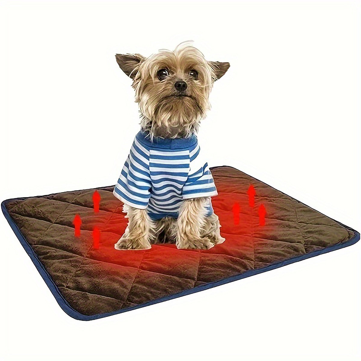 JMT-062154 Self-Heating Non-Slip Pet Mat for Dogs and Cats - Warm Thermal Blanket for Indoor and Outdoor Use, Washable & Durable